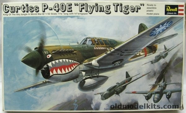 Revell 1/32 Curtiss P-40E Flying Tiger, H283-200 plastic model kit
